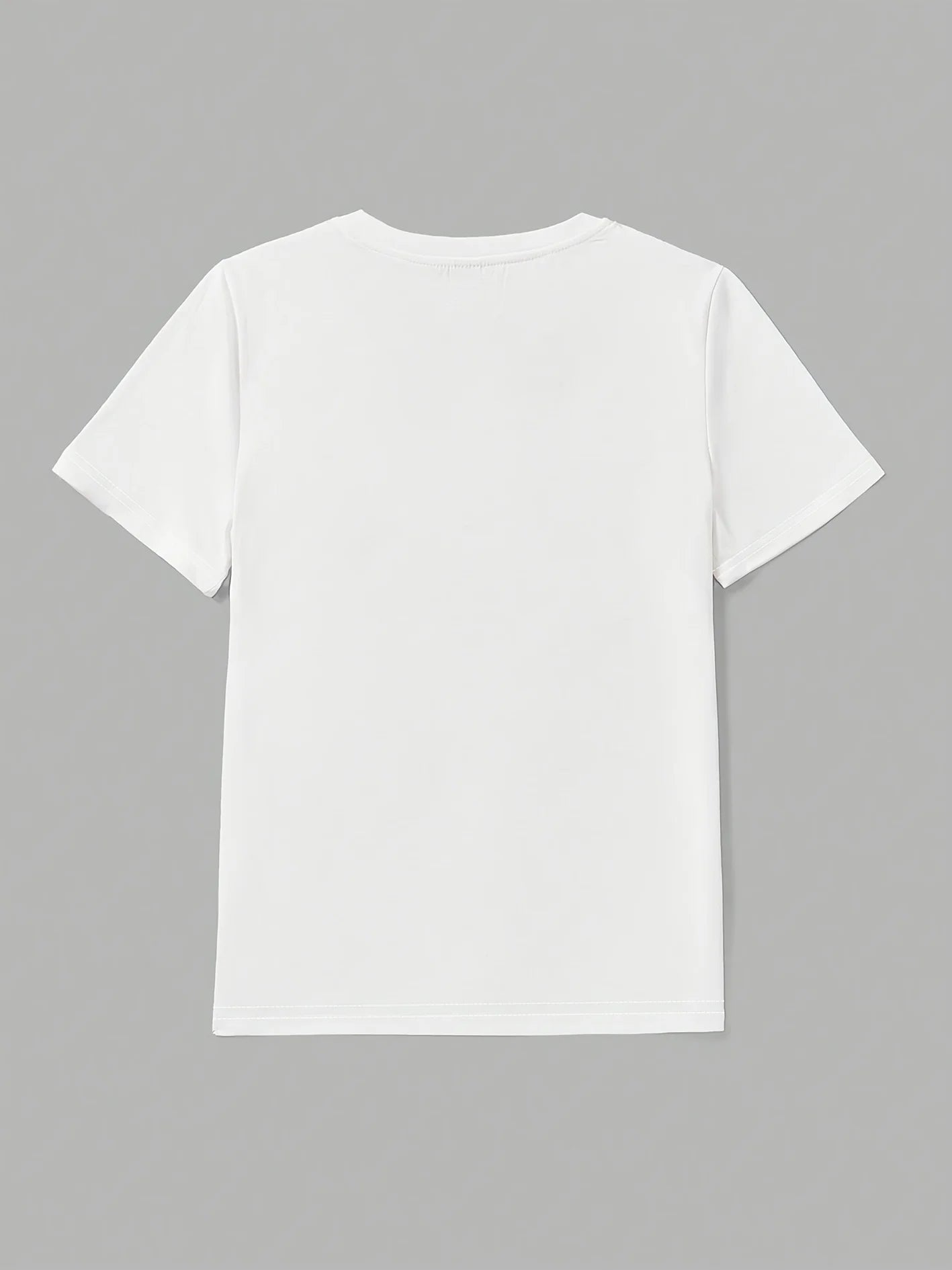 kids' casual crew neck t-shirt with tulip print