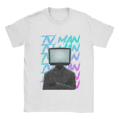 Skibidi Toilet TV Man Graphic T-Shirt for Kids