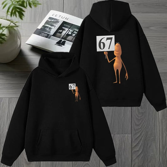 Marcus The Worm Meme Graphic Hoodie