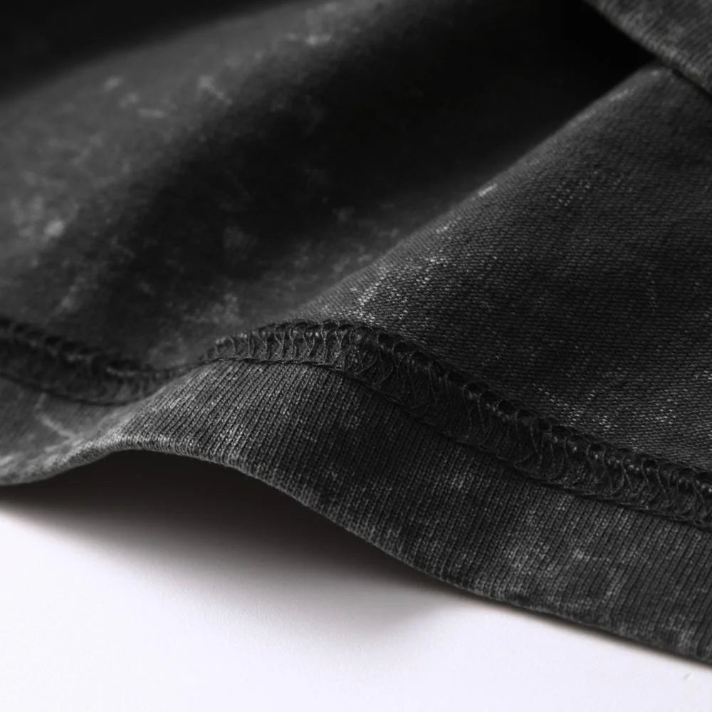 anime-inspired graphic t-shirt with floral design