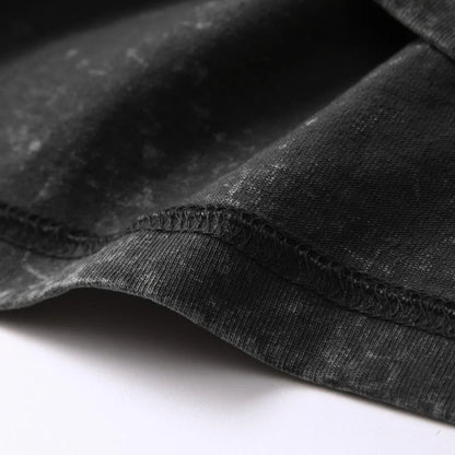 Anime-Inspired Graphic T-Shirt with Floral Design