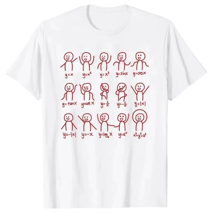Algebraic Dancing Characters T-shirt for Kids