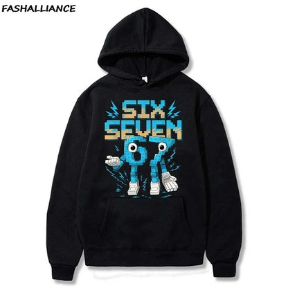 Funny 67 Six Seven Hoodie for Kids