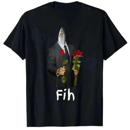 Funny Fih Meme T-Shirt for Kids