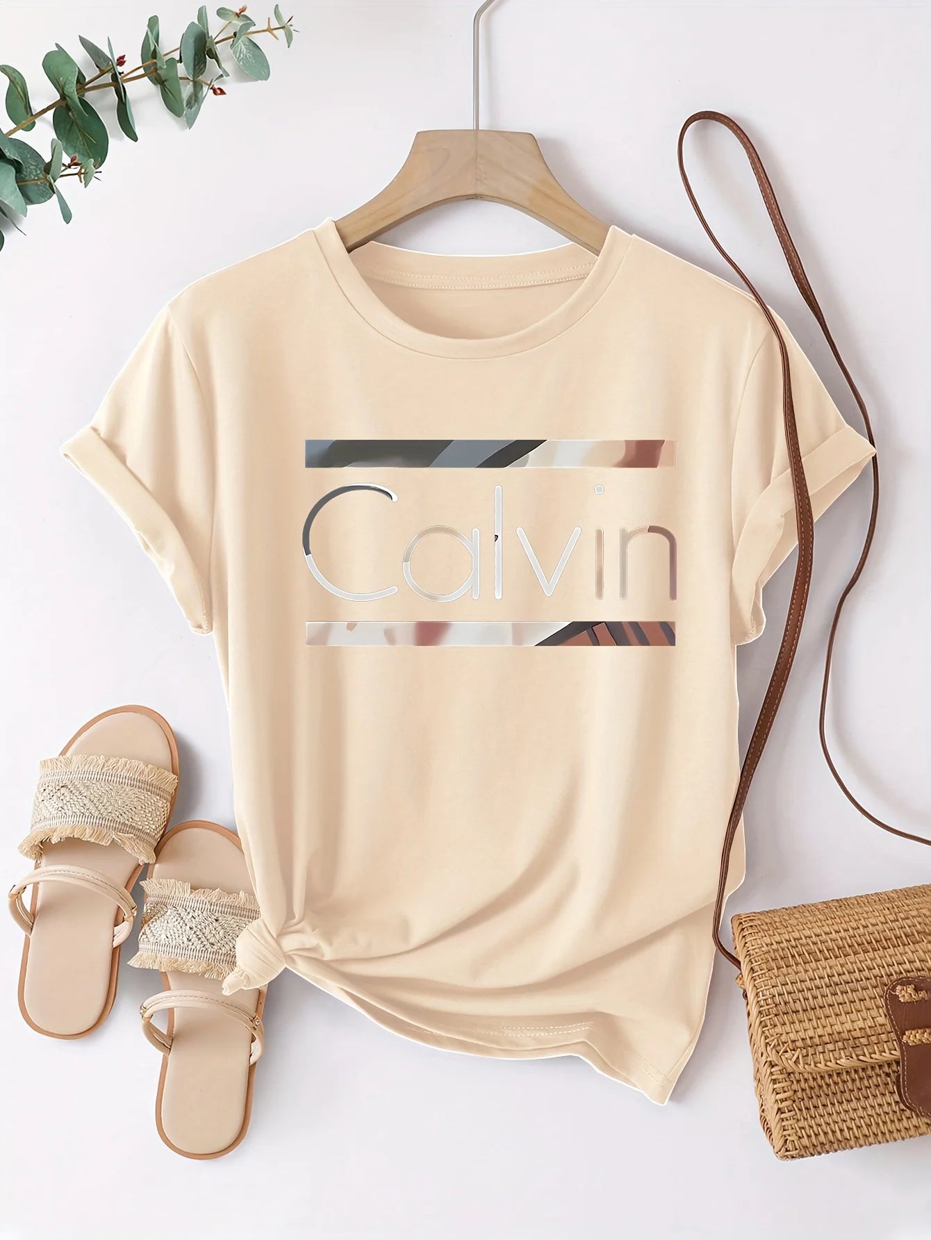 kids' casual cotton skibidi letter t-shirt