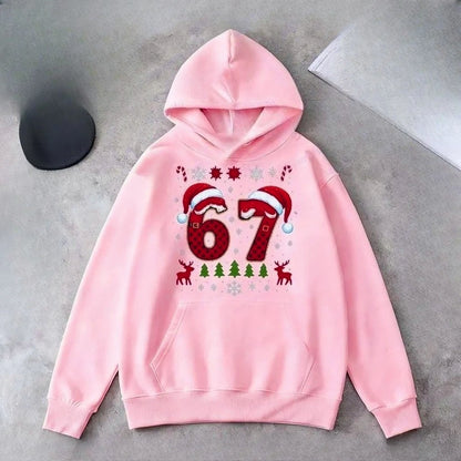 Funny Christmas Hoodie with Meme Design for Kids