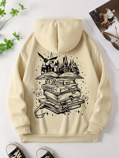 Funny Book Graphic Hoodie for Kids