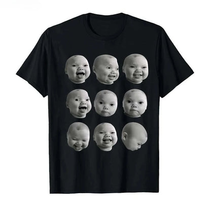 Funny AI Baby T-shirt with Laughing Emoji