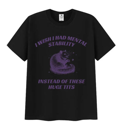 Funny Raccoon Meme T-Shirt for Kids