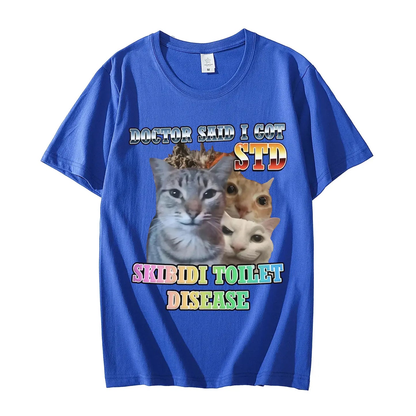 skibidi toilet meme cat t-shirt for kids
