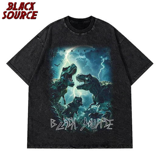 Vintage Dinosaur Graphic T-Shirt for Kids