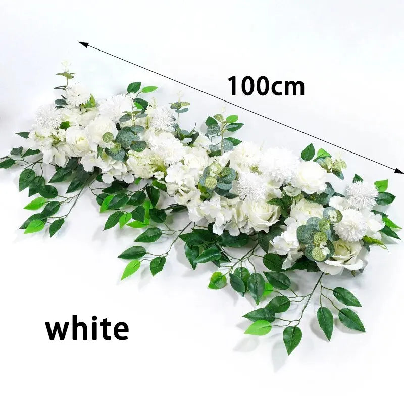 100cm luxury artificial flower row for events