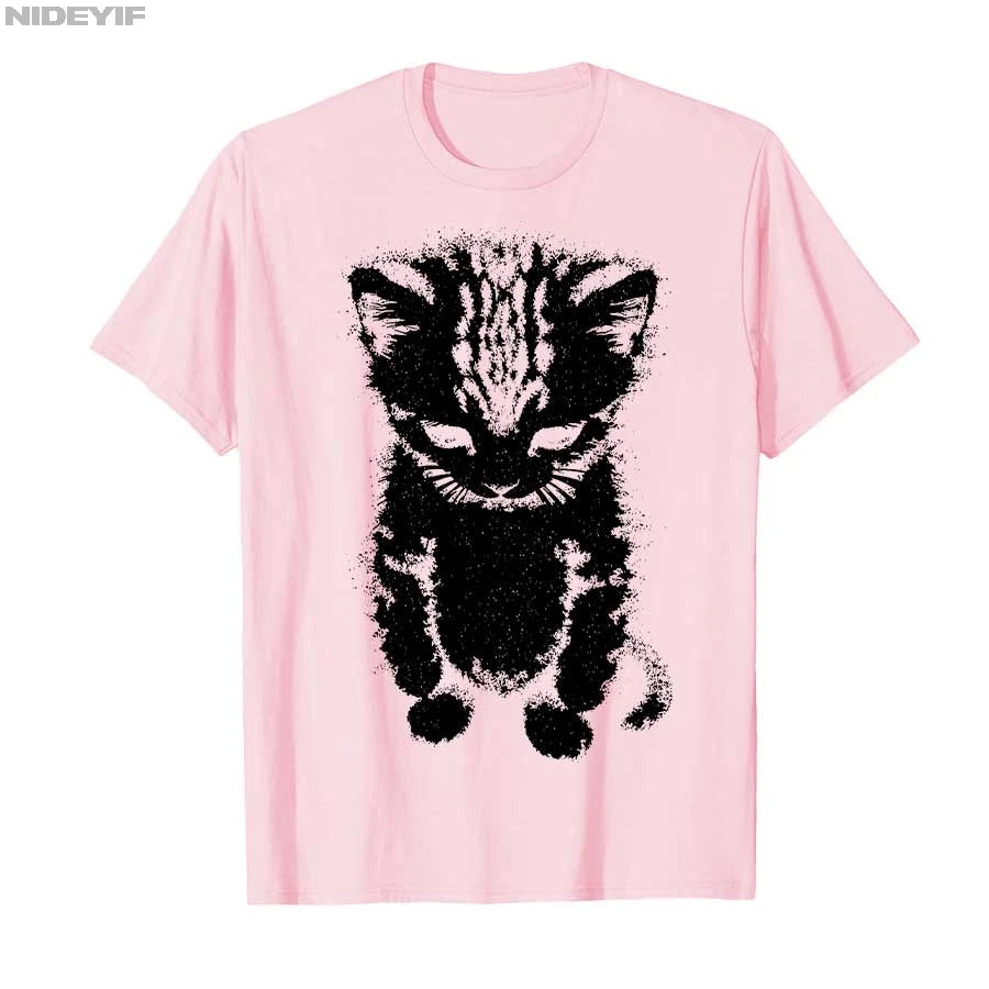 sad kitten meme t-shirt for kids
