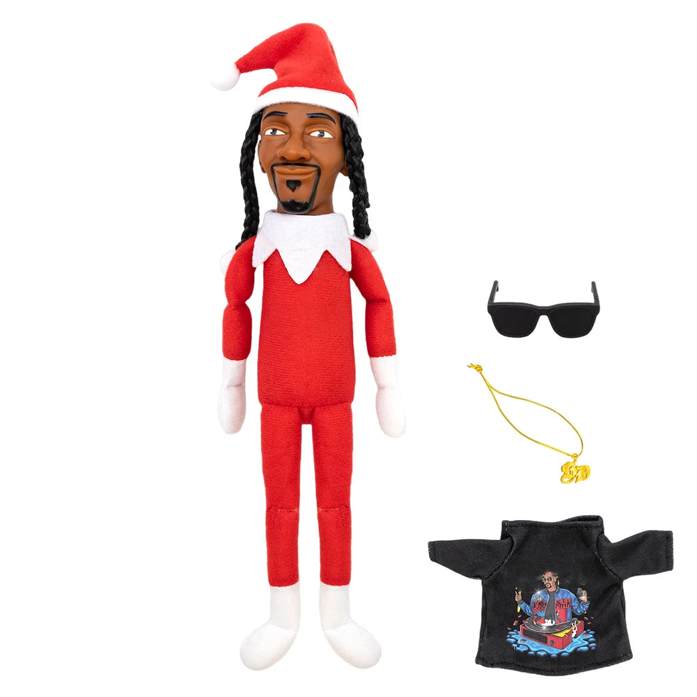 snoop on a stoop christmas elf doll