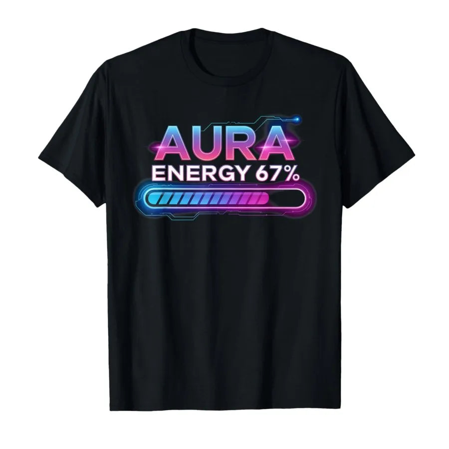 aura energy 67 meme t-shirt for kids