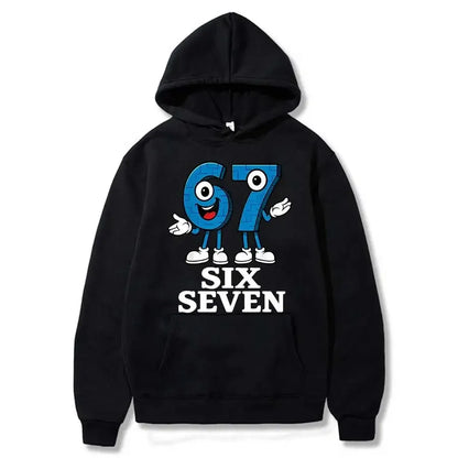 Funny 67 Six Seven Hoodie for Kids