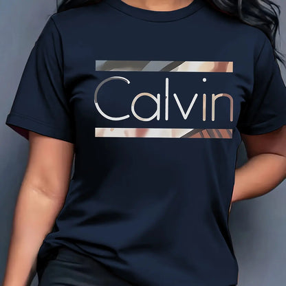 Kids' Casual Cotton Skibidi Letter T-shirt