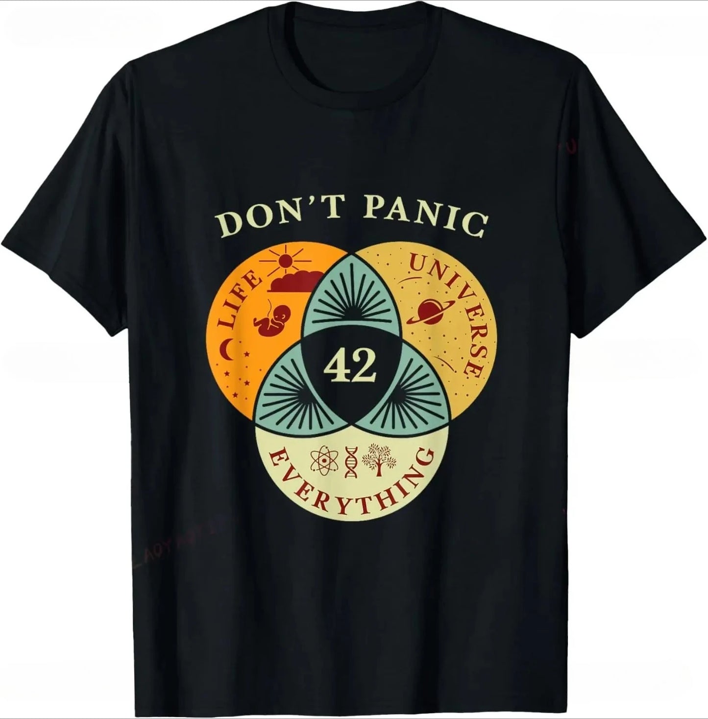 don't panic - 42 sci-fi t-shirt for kids