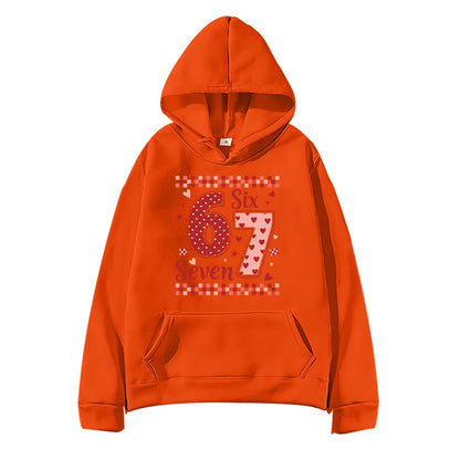 Six Seven Valentine's Day Hoodie for Kids