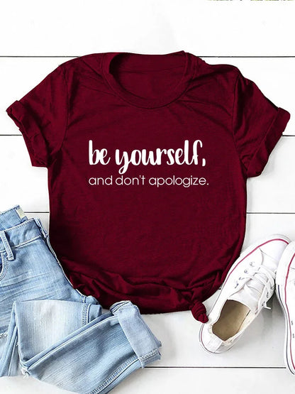 Be Yourself Short-Sleeved T-Shirt for Kids