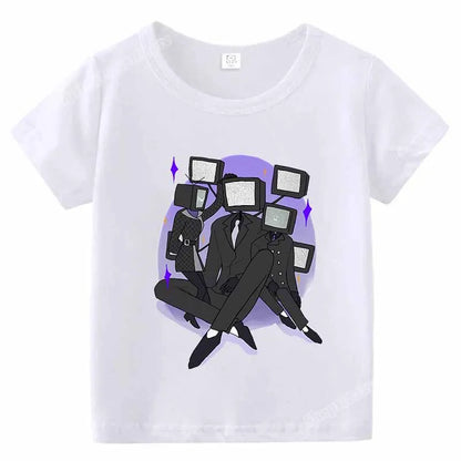 Skibidi Toilet Graphic T-shirt for Kids