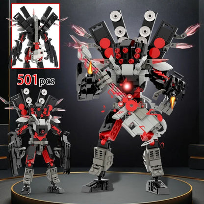 Skibidi Toilet Building Blocks Toy for Kids