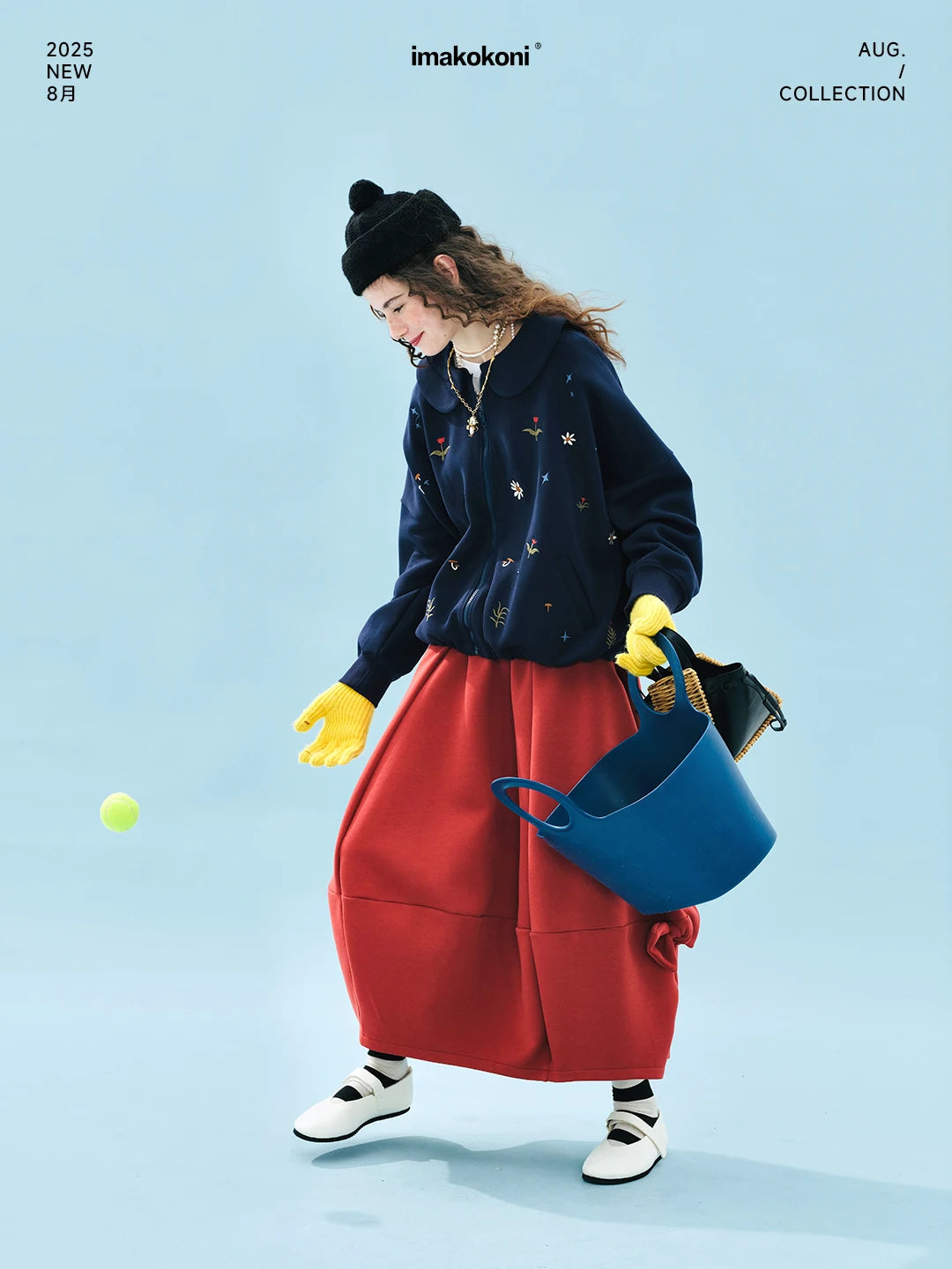 cute vintage floral zip-up hoodie for kids