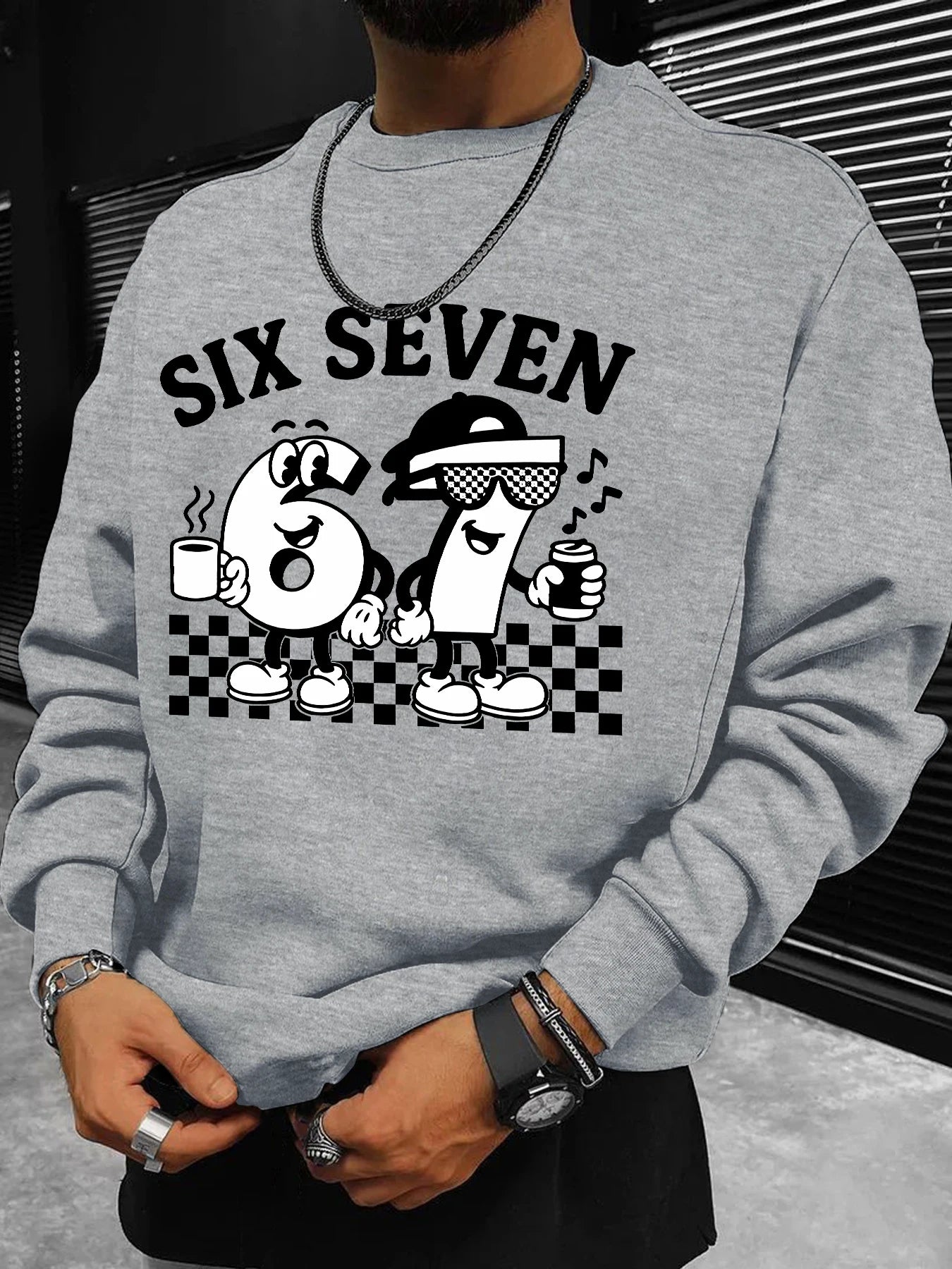 skibidi cartoon hoodie - six seven design