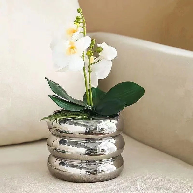 modern ceramic flowerpot for kids' room decor