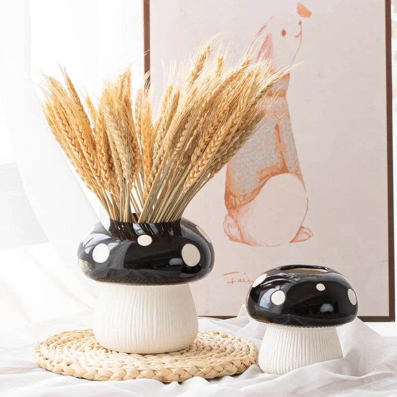 creative mushroom decorative vase for kids' rooms
