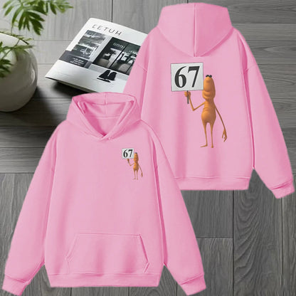 Marcus The Worm Meme Graphic Hoodie