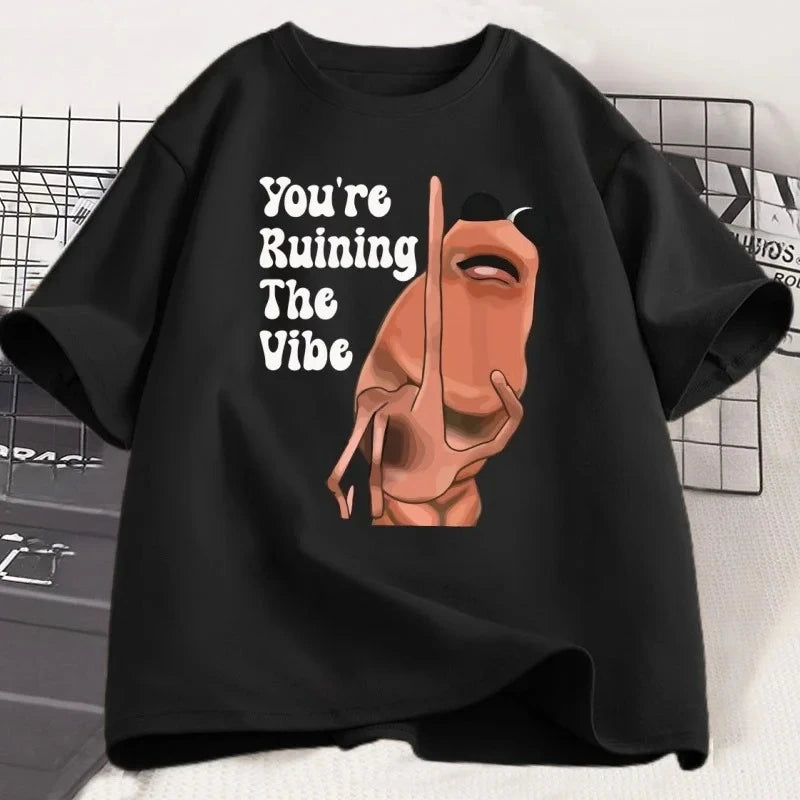 you're ruining the vibe t-shirt for kids