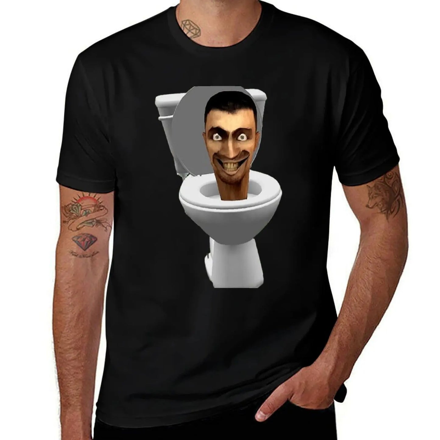 skibidi toilet graphic t-shirt for kids