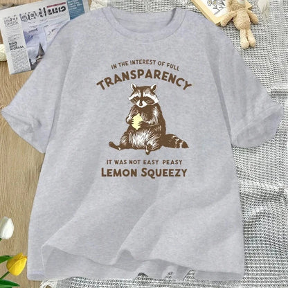 Funny Raccoon T-Shirt - Stay Trashy Graphic Tee