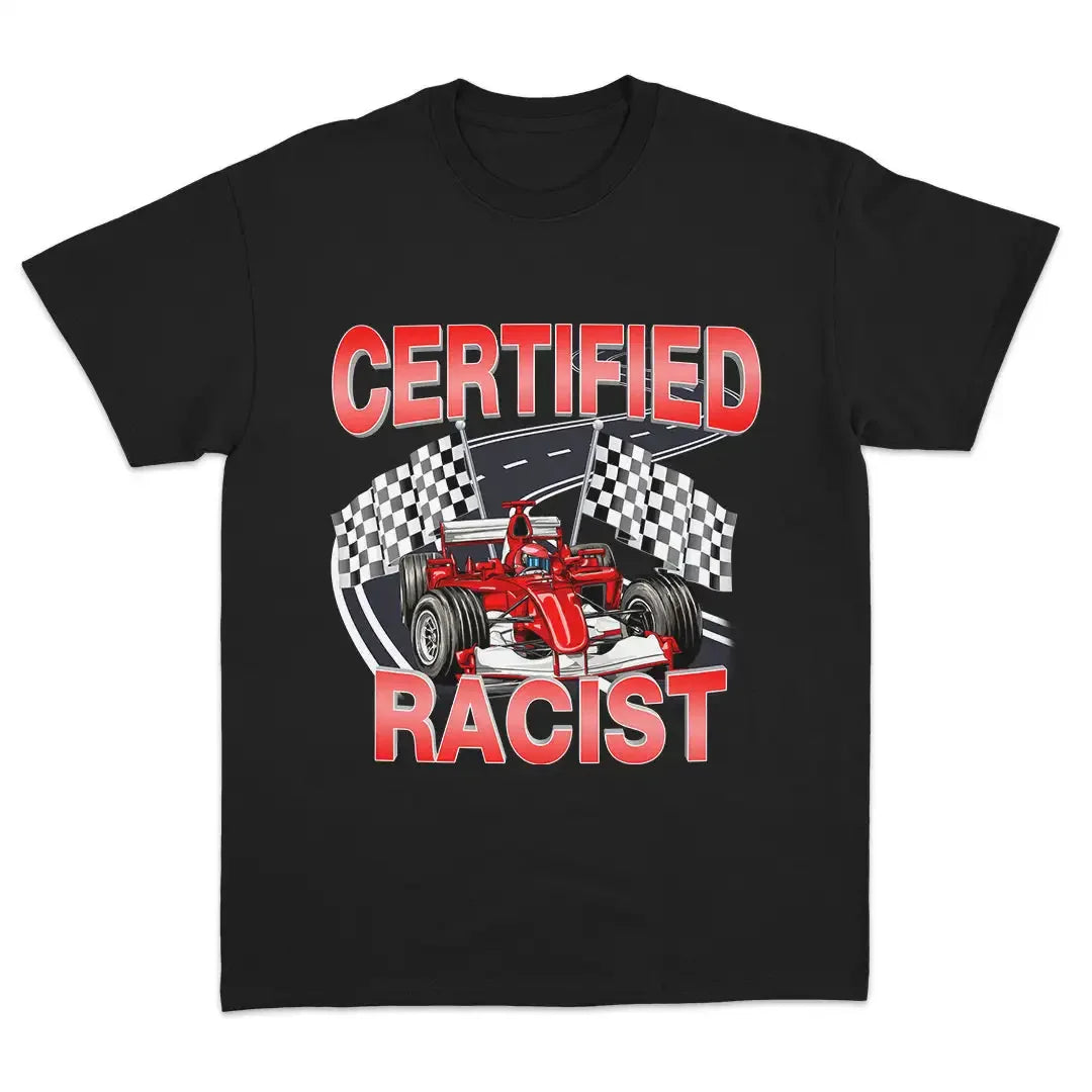 racing graphic meme t-shirt for kids