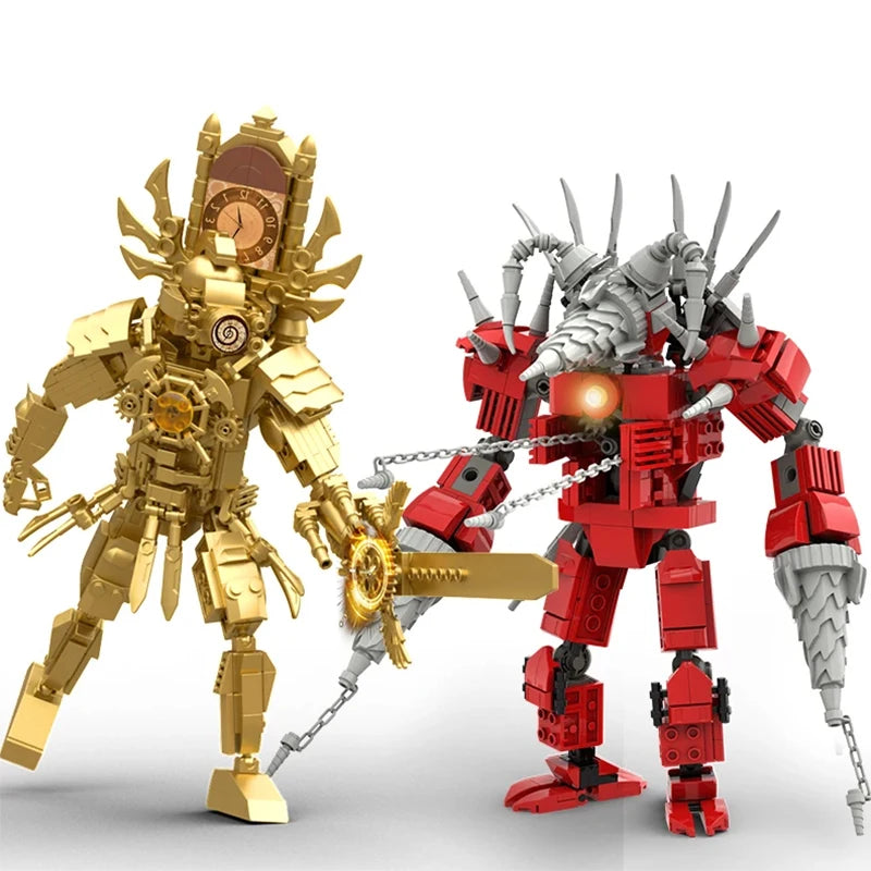 skibidi toilet building blocks toy for kids