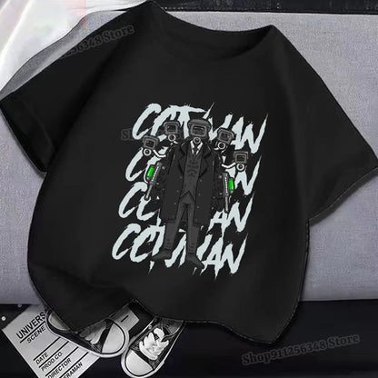 Skibidi Toilet Kids Summer T-Shirt