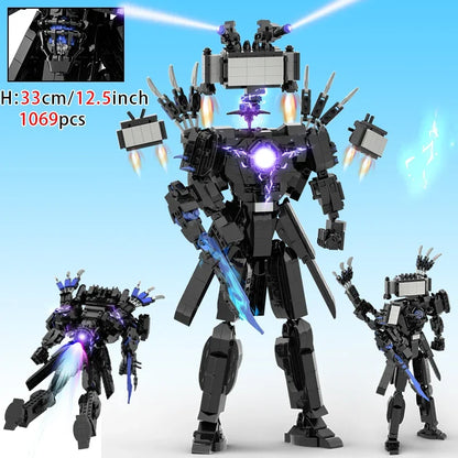 Skibidi Toilet Building Blocks Toy for Kids