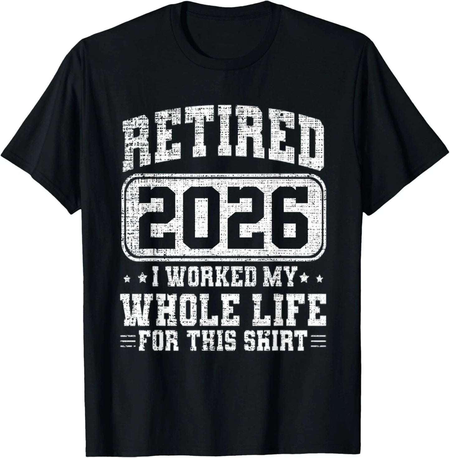 retired 2026 graphic t-shirt for kids