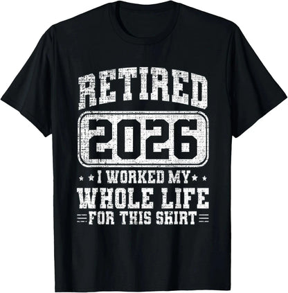 Retired 2026 Graphic T-Shirt for Kids