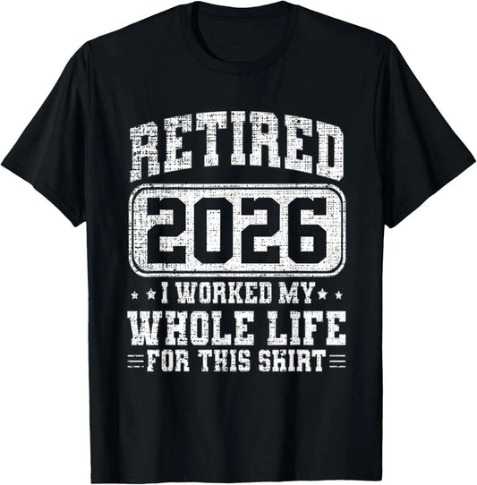 Retired 2026 Graphic T-Shirt for Kids