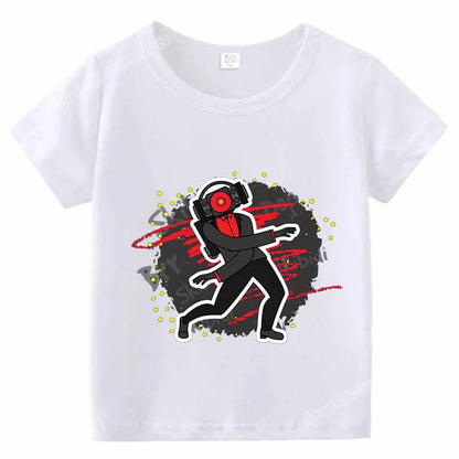 Skibidi Toilet Kids Summer T-Shirt