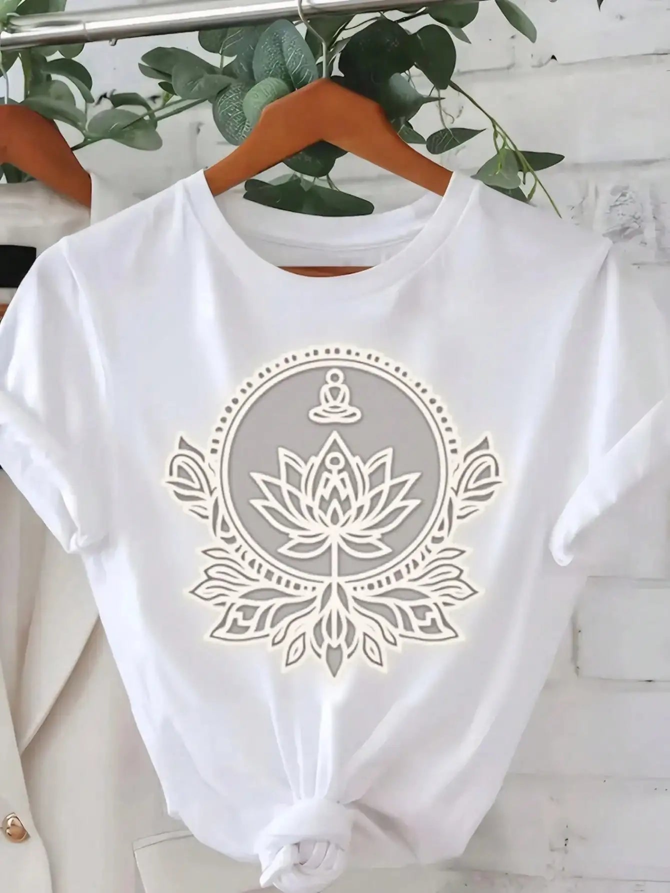 kids' meditation character graphic t-shirt