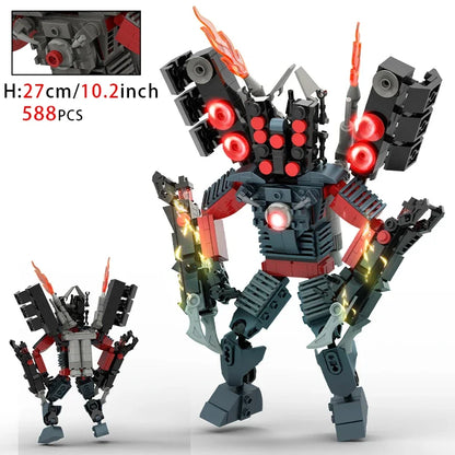 Skibidi Toilet Building Blocks Toy for Kids