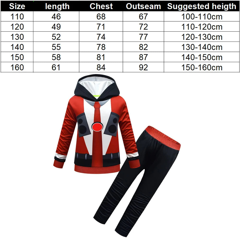 skibidi toilet costume set for kids