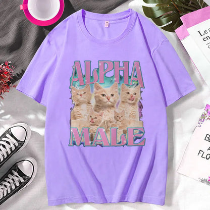 Alpha Male Meme T-Shirt for Kids