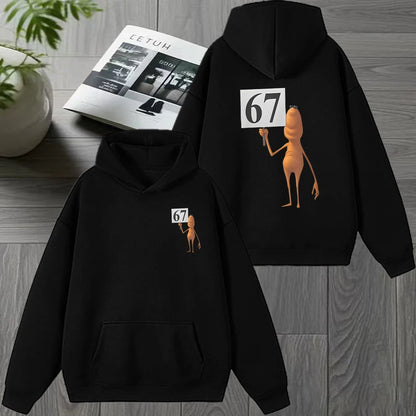 Marcus The Worm Meme Graphic Hoodie