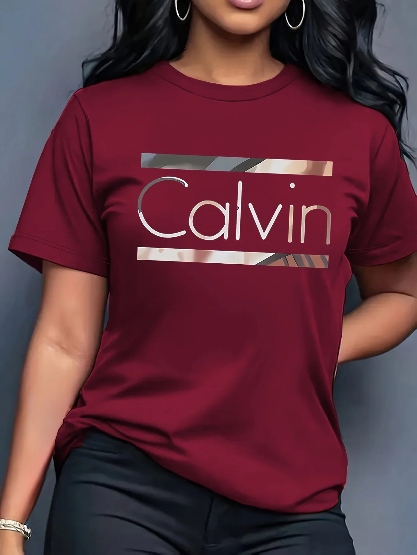 kids' casual cotton skibidi letter t-shirt