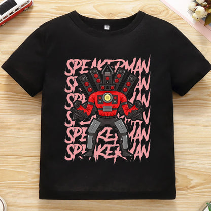 Skibidi Speaker T-Shirt for Kids