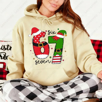 Funny Meme Christmas Graphic Unisex Hooded Sweatshirt